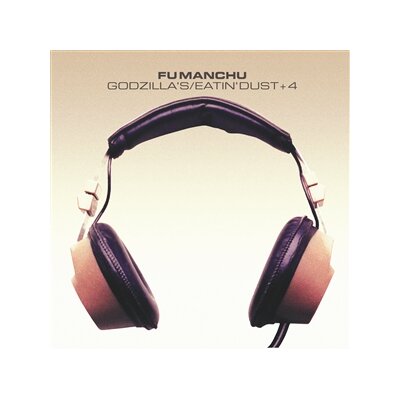 FU MANCHU - GODZILLAS/EATIN DUST + 4 (WHITE W/ BROWN SPLATTER LP) - LP