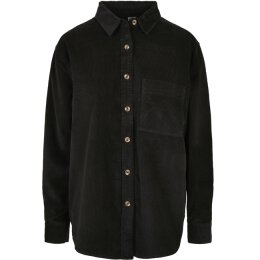 Urban Classics - TB3755 - Ladies Corduroy Oversized Shirt - black