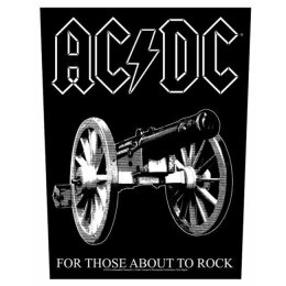 AC/DC - For Those About To Rock - Backpatch (Rückenaufnäher)