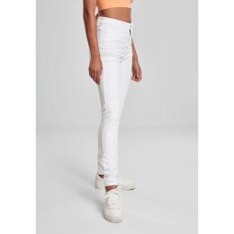 Urban Classics - TB2970 - Ladies High Waist Skinny Jeans - white