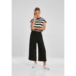 Urban Classics - TB3631 - Ladies Stripe Short Tee - black/white