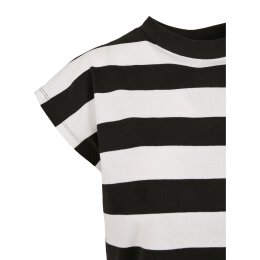 Urban Classics - TB3631 - Ladies Stripe Short Tee - black/white
