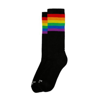 American Socks - Rainbow Pride Black - Socken - Mid High