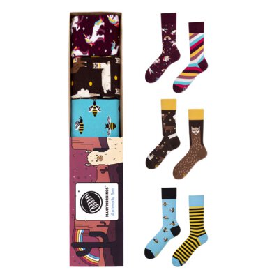 Many Mornings Socks - Animals - 3er Socken-Set