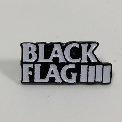 Black Flag - Schrift - Pin