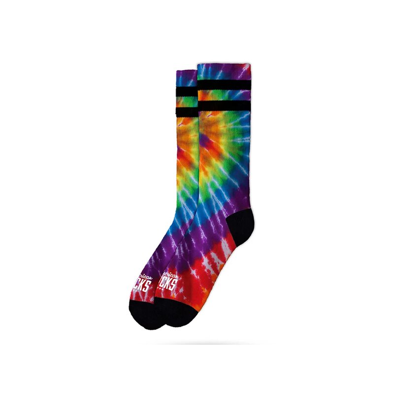 American Socks - Tie Dye Flower Power - Socken - Mid High