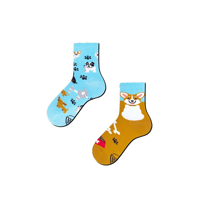 Many Mornings Socks - Playful Dog - Kids Socken