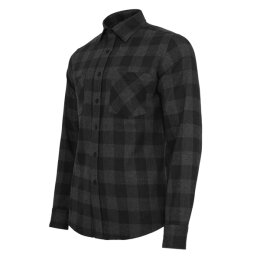 Urban Classics - TB297 Checked Shirt - charcoal/black S