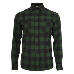 Urban Classics - TB297 Checked Shirt - forest/black XL