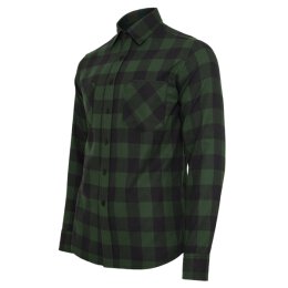 Urban Classics - TB297 Checked Shirt - forest/black XL