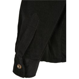 Urban Classics Ladies - TB3755 - Ladies Corduroy Oversized Shirt black M
