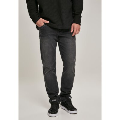 Urban Classics - TB3077 - Relaxed Fit Jeans - real black washed 29/32