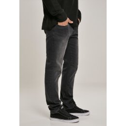 Urban Classics - TB3077 - Relaxed Fit Jeans - real black washed 29/32