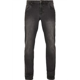 Urban Classics - TB3077 - Relaxed Fit Jeans - real black washed 29/32