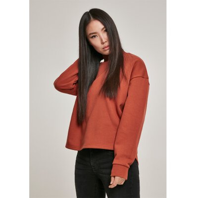 Urban Classics Ladies - TB3012 - Ladies Oversized High Neck Crew rust S