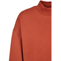 Urban Classics Ladies - TB3012 - Ladies Oversized High Neck Crew rust S