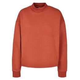 Urban Classics Ladies - TB3012 - Ladies Oversized High Neck Crew rust S
