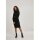 Urban Classics Ladies - TB2996 - Ladies Peached Rib Dress LS black M