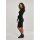 Urban Classics Ladies - TB2996 - Ladies Peached Rib Dress LS black M