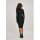 Urban Classics Ladies - TB2996 - Ladies Peached Rib Dress LS black M