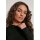 Urban Classics Ladies - TB2996 - Ladies Peached Rib Dress LS black M