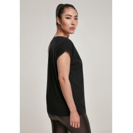 Urban Classics - TB2983 - Ladies Organic Extended Shoulder Tee - black S