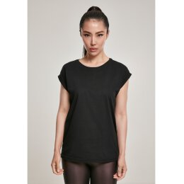 Urban Classics - TB2983 - Ladies Organic Extended Shoulder Tee - black S