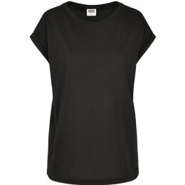 Urban Classics - TB2983 - Ladies Organic Extended Shoulder Tee - black S