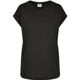 Urban Classics - TB2983 - Ladies Organic Extended Shoulder Tee - black 5XL