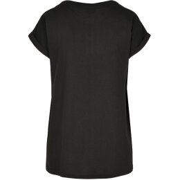 Urban Classics - TB2983 - Ladies Organic Extended Shoulder Tee - black 5XL