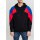 Urban Classics Men - TB2402 - Oversize 3-Tone Hoody blk/brightblue/firered M