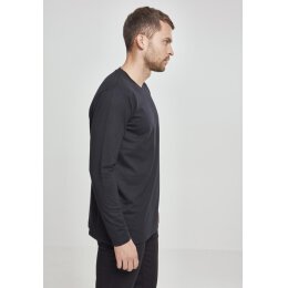 Urban Classics Men - TB2390 - Stretch Terry Longsleeve black L