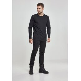 Urban Classics Men - TB2390 - Stretch Terry Longsleeve black L