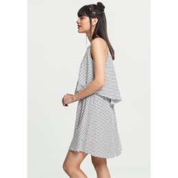 Urban Classics Ladies - TB2220 - Ladies 2-Layer Spaghetti Dress offwhite/blk L