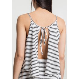 Urban Classics Ladies - TB2220 - Ladies 2-Layer Spaghetti Dress offwhite/blk L