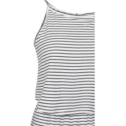 Urban Classics Ladies - TB2220 - Ladies 2-Layer Spaghetti Dress offwhite/blk L