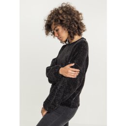 Urban Classics - TB2354 - Ladies Oversize Chenille Sweater - black S
