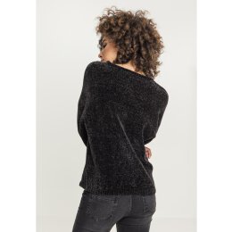 Urban Classics - TB2354 - Ladies Oversize Chenille Sweater - black S
