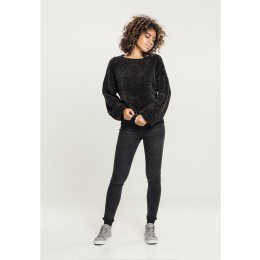 Urban Classics - TB2354 - Ladies Oversize Chenille Sweater - black S
