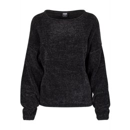 Urban Classics - TB2354 - Ladies Oversize Chenille Sweater - black S