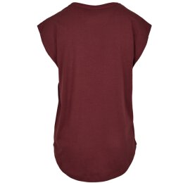 Urban Classics Ladies - TB3406 - Ladies Basic Shaped Tee cherry M