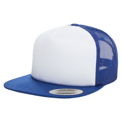Flexfit/Yupoong - Foam Trucker with White Front - 6005FW - royal/white/royal