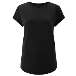 Earth Positive - EP16 - Organic Womens Rolled Up Sleeve -...