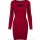 Urban Classics Ladies - TB1742 - Ladies Cut Out Dress burgundy XS