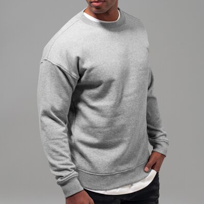 Urban Classics Men - TB1591 - Sweat Crewneck grey S