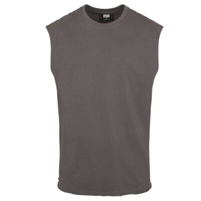 Urban Classics - TB1562 - Open Edge Sleeveless Tee - dark shadow M