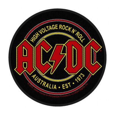 AC/DC - High Voltage RocknRoll - Patch (rund)