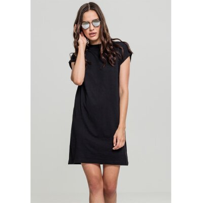 Urban Classics - TB1910 - Ladies Turtle Extended Shoulder Dress - black XS
