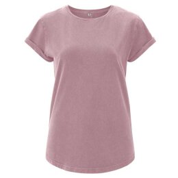 Continental/ Earthpositive - EP16 - Organic Womens Rolled Up Sleeve - purple rose