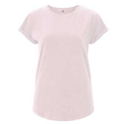Continental/ Earthpositive - EP16 - Organic Womens Rolled Up Sleeve - Light Pink